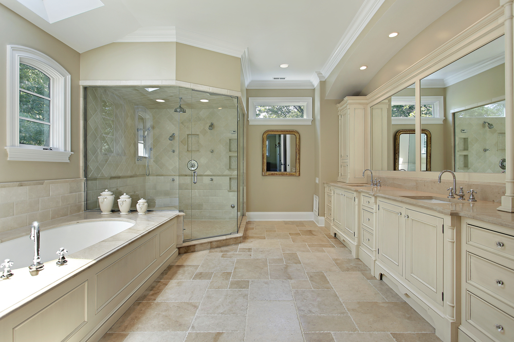 a master bathroom with upgrades making it look fantastic