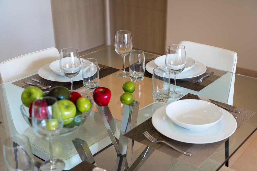 5 Different Ways to Use a Glass Tabletop